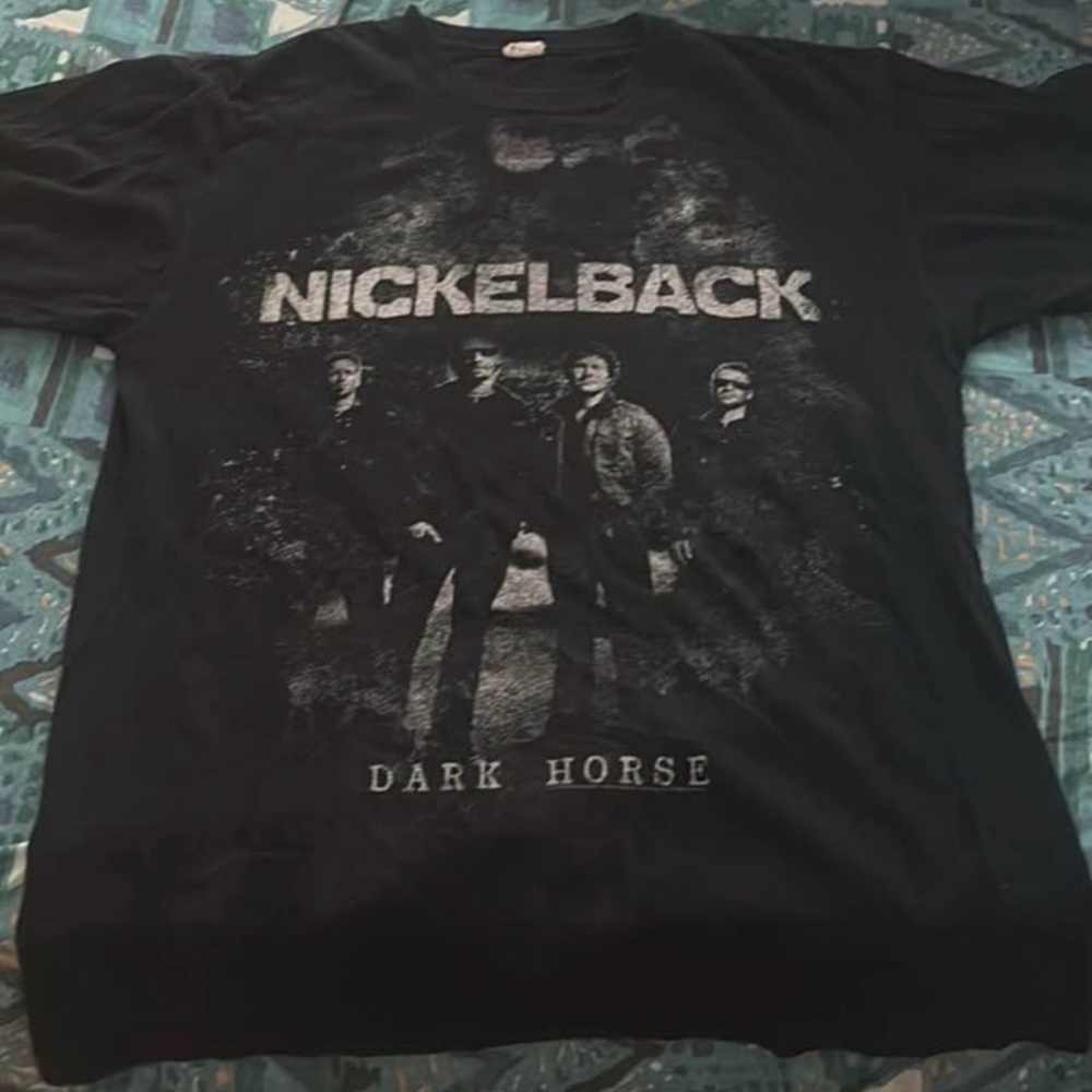 Nickelback Black Graphic T-Shirt